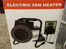 Electric Greenhouse Heater with Digital Thermostat for Grow Tent, Overheat Prote