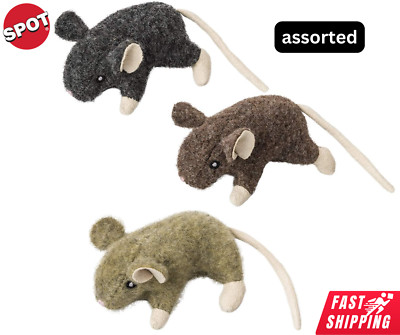 Spot Wool Mouse Willie Cat Toy w Catnip Kitten Play 5'' Assorted Colors 1 each*