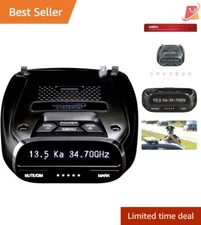 Advanced GPS Laser/Radar Detector with Voice Alerts & Speed Camera Notifications