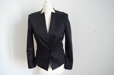 ETRO Milano Blazer Jacke fällt aus wie 34/IT40  wie NEU schwarz figurbetont sexy