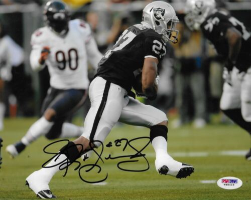 Rashad Jennings Oakland Raiders Signed 8X10 Photo Autographed PSA/DNA COA 18 - Picture 1 of 2