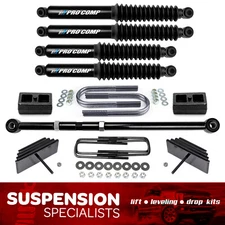 2" Full Lift Kit w Track Bar + Pro Comp Shocks For 2000-2005 Ford Excursion 4X4