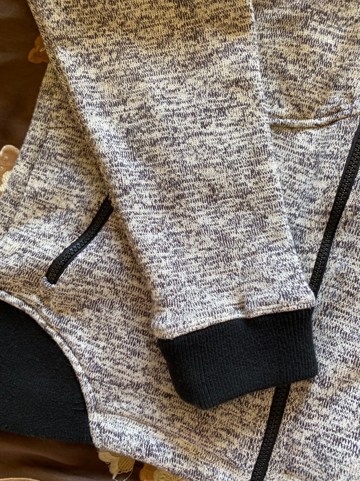 Women's Jacket Calvin Klein Grey Quick Dry Full Zip w/Pockets Size Large thumbnail 4