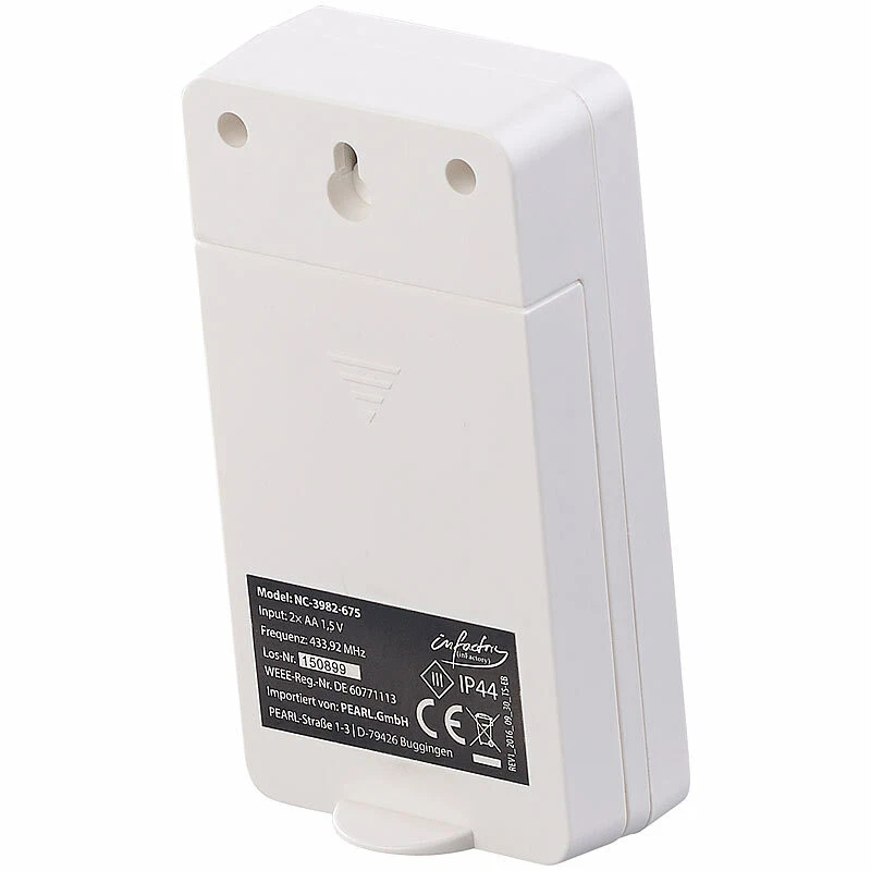 infactory Funk-Außensensor für Funkwetterstationen der FWS-Serie, IP44, 60 m - Bild 4 von 4