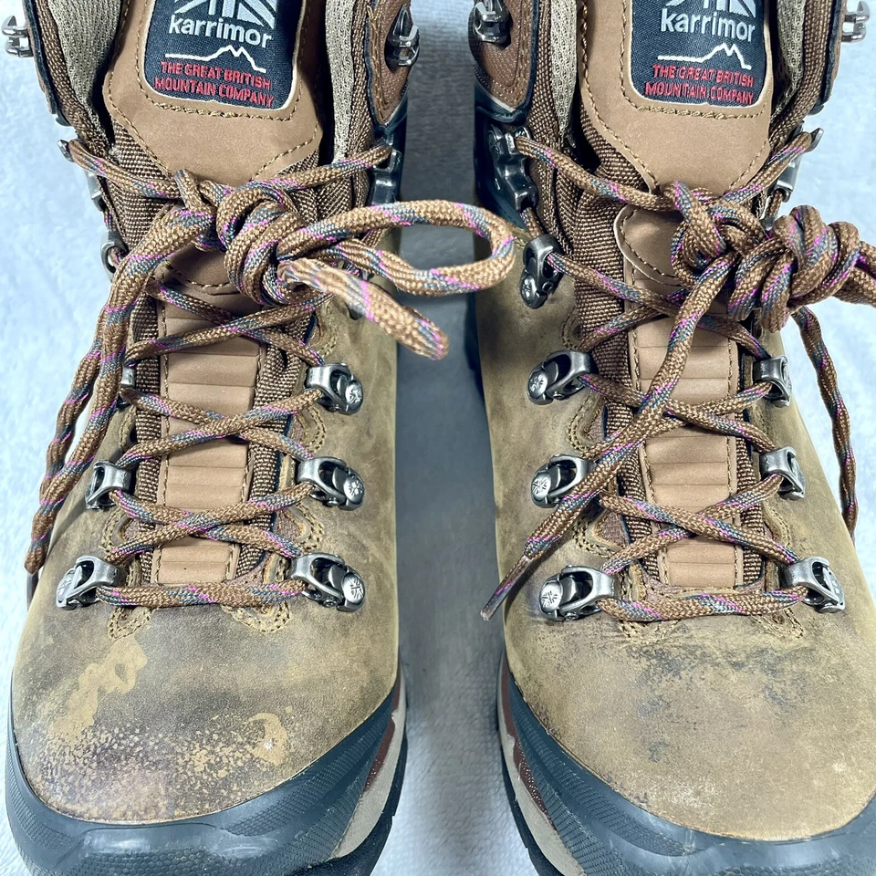 KARRIMOR Cheetah Ladies WTX Outdoor Boots Leather Vibram Waterproof Womens Sz 7 - Image 3 of 4