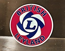 Iconic British Leyland Motor Cars Metal Display Sign Mgb Austin-healy Triumph
