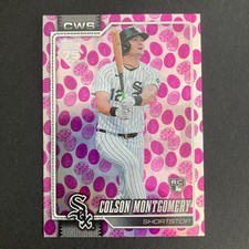 Colson Montgomery 2026 Topps SSP Easter Holiday Pink Eggs Rookie Card #157 SP RC