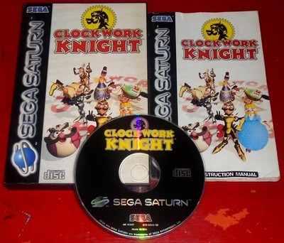 Clockwork Knight Sega Saturn PAL getestet funktioniert komplett mit Handbuch.