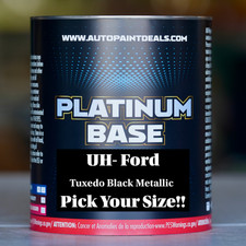 Ford UH Tuxedo Black Metallic Urethane Baseco...