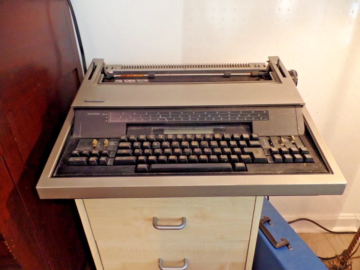 I have a Panasonic Word processor, Model KX-W1030 that I