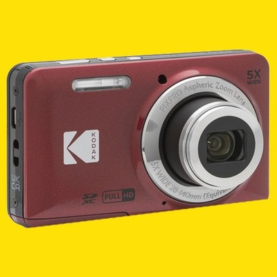 KODAK Pixpro FZ55 Digitalkamera rot,16 MP,5X optischer Zoom,Bildstabilisator