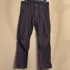 KUHL Pants Men 30X30 Gray Grunge Born In The Mountains Cargo Hiking Outdoors