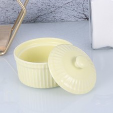 Small Ceramic Bowl with Lid Dessert Bowls for Serving Food Serveware