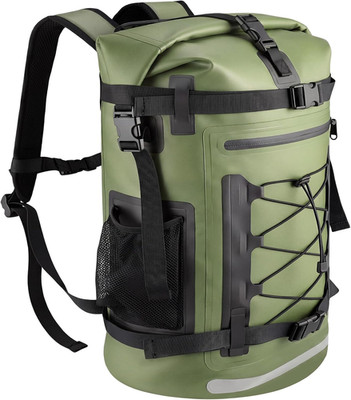 Waterproof Backpack, 40L Heavy Duty Dry Bag Backpack, Roll-Top Hiking Travel Bac
