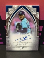 2023 Topps Transcendent Collection Rookie Showcase Blue Taj Bradley RC Auto /10