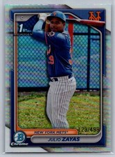 2024 Bowman Chrome #BCP-162 Julio Zayas Prospects Refractors #/499
