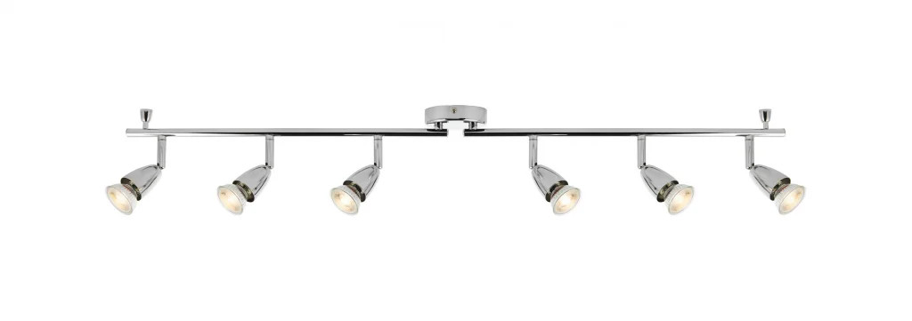 Spot Light Silver Amalfi 6 Bar Chrome Plate Saxby 61000