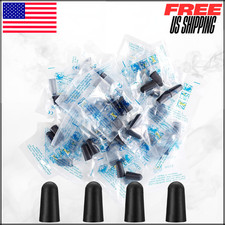 Foam Ear Plugs 33dB NRR Industrial Strength Noise Cancelling Bulk 100 Pair Black
