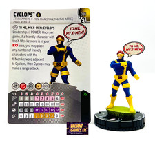 Marvel Heroclix Cyclops 036 w/ Card X-Men '97 Set