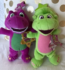 Barney’s World 2024 Barney And Baby Bop 9” Plushies