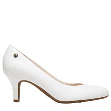 LifeStride Parigi Dress Pumps White B5988SU102 Women's Size 9 Medium