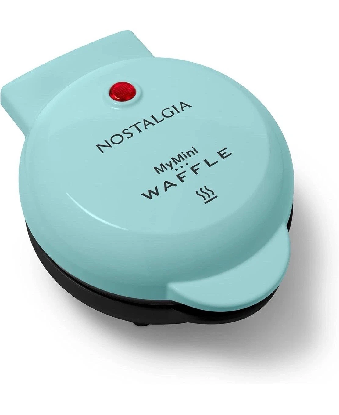 Nostalgia Mymini Waffle Maker Non-Stick Aqua