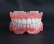 New Full Set Synthetic Acrylic Denture - Upper & Lower Genric Size -Brand New