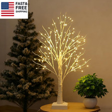144 LED Birch Tree Lights,Tabletop Bonsai Fairy Light Spirit Tree,Diy Artificial