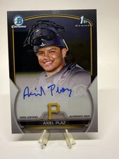 2023 Bowman Chrome #CPA-APL Axiel Plaz Prospect Autographs AU