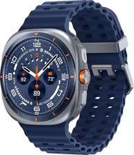 Samsung Galaxy Watch Ultra 47mm LTE - Titanium Blue Marine Band Blue