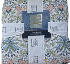 William Morris Hyacinth Meadow King Comforter...