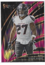 Woody Marks 2025 Panini Select Football Club Level Pink Rookie #236 NFL Gridiron