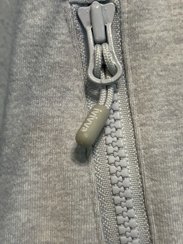 Ivivva By Lululemon Heather Grey Jacket Size 12 Heather Gray White Pink - Picture 8 of 17