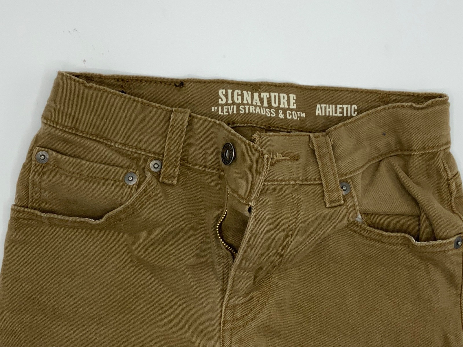 Signature by Levi Strauss & Co. Boys Brown Jeans size 10 Regular
