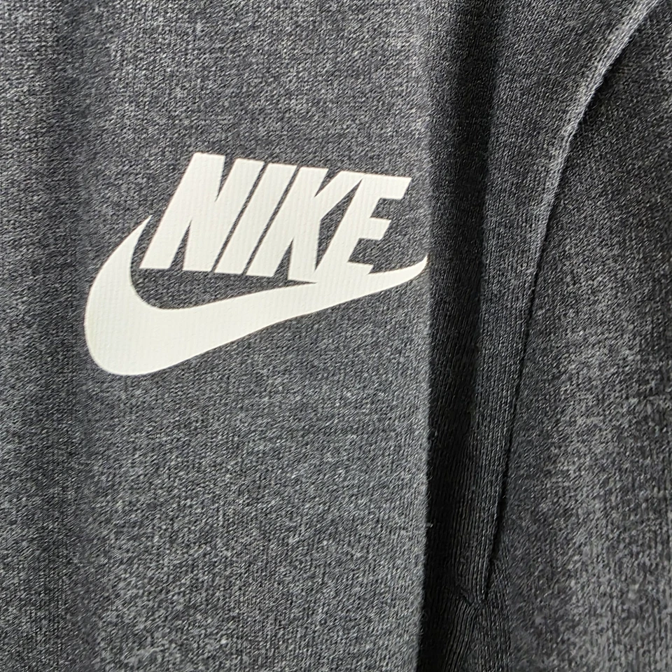 耐克女式健身房复古裙 L 灰色抽绳标志 A 字休闲运动 — 第 4/4 张图片