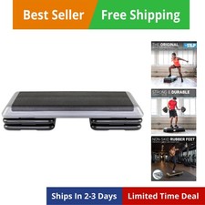 The STEP Exercise Step Platform, Health Club Size Stepper for Exercise at Ho...