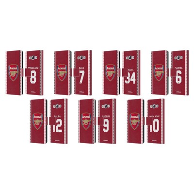 ARSENAL FC 2022/23 PLAYERS HOME KIT LEATHER BOOK CASE FOR SAMSUNG PHONES 3