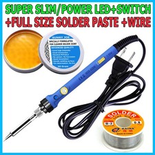 Soldering Iron Electric Gun Adjustable Temperature Welding Solder Wire  Paste