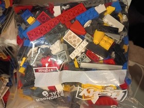 Vintage LEGO Parts Lot (1988&ndash;1999) - 2 LB Bags - Pirate, Knights, Space, Town...