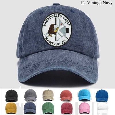 Custom Embroidered Hat 384th Air Refueling Squadron Bamboo Eagle 2025, Gift