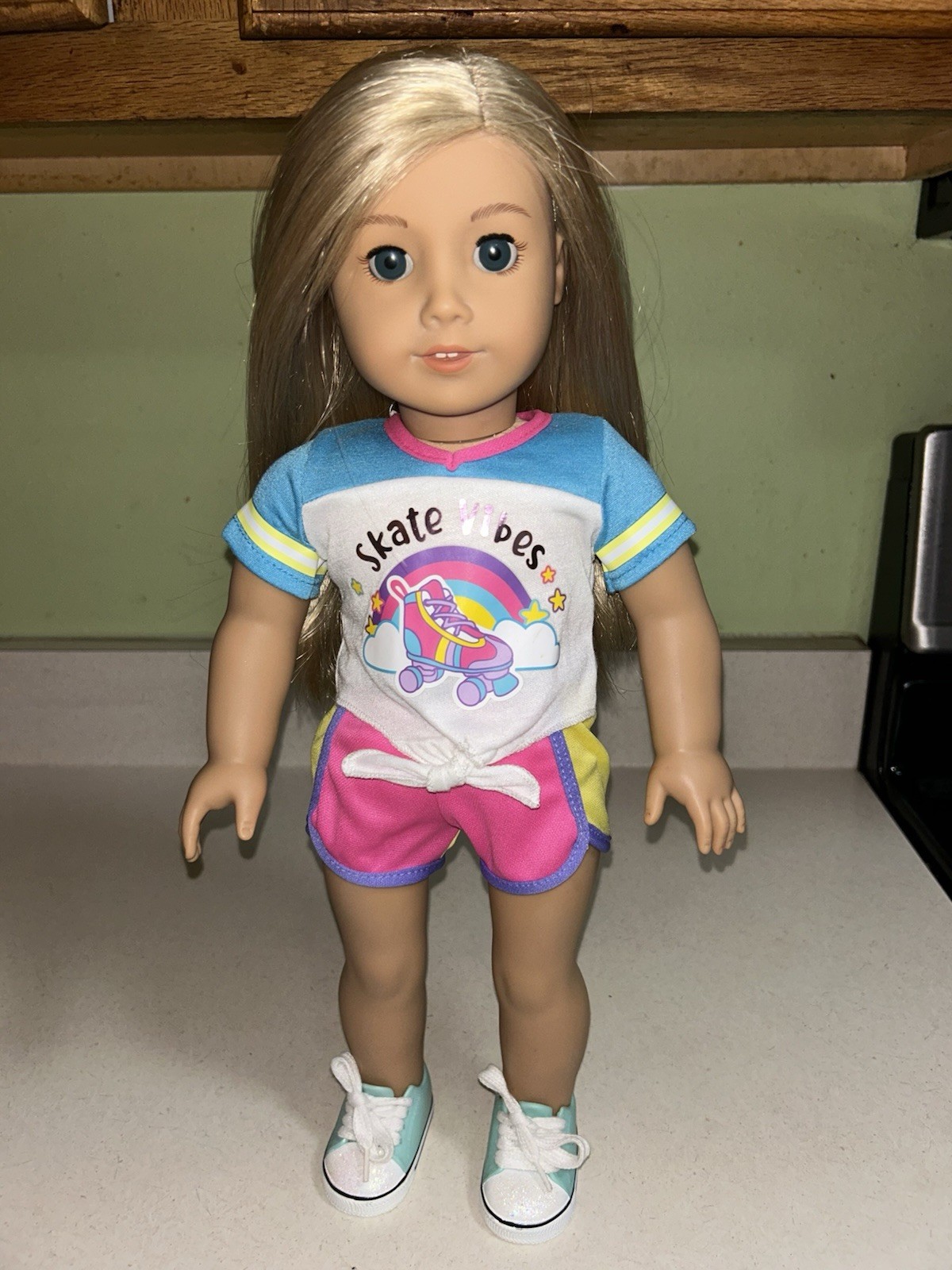 American Girl Truly Me #100 Blonde Hair Blue Eyes 18-inch