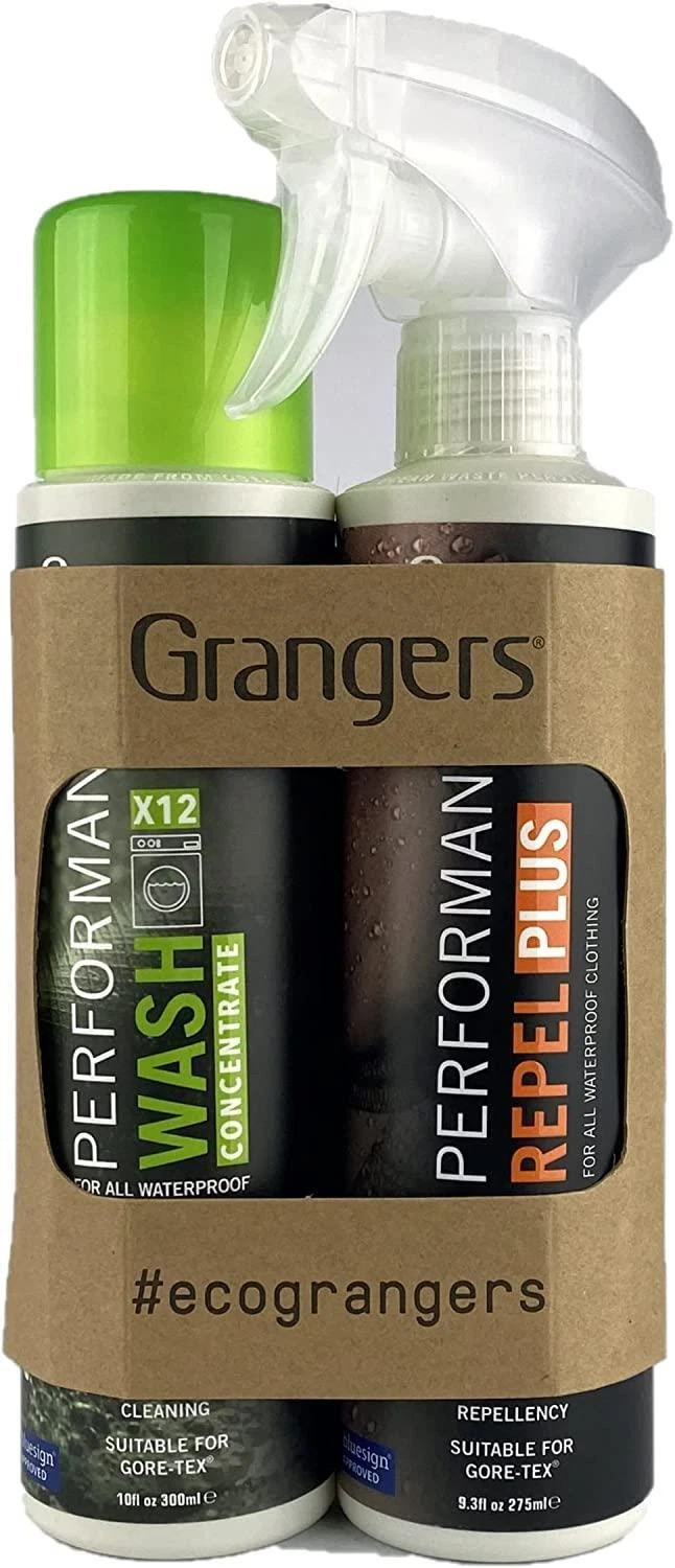 GRANGERS PERFORMANCE WASH 300 & REPEL PLUS 275 GORETEX WATER REPELLENT PROOFER