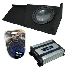 07-13 Chevy Silverado Ext Cab Truck Harmony R124 Single 12 Sub Box & HA-A400.1
