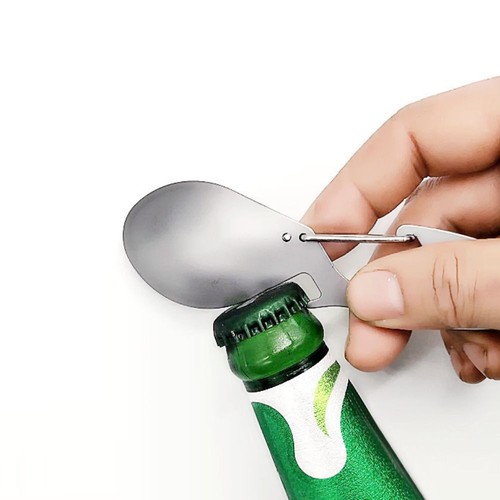 3-in-1 Spoon MultiFunctional Outdoor Camping Tableware Bottle Opener - Picture 4 of 8