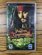 Pirates of the Caribbean Dead Mans Chest - PlayStation Portable (PSP) W/ MANUAL 