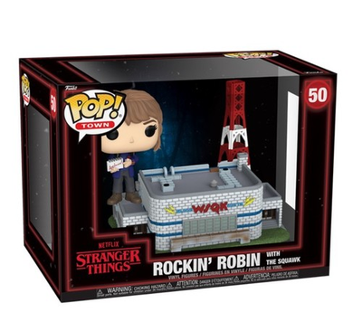 #ad #ad Funko Pop Stranger Things 5 Rockin#x27; Robin With The Squawk NEW w protector $46.00