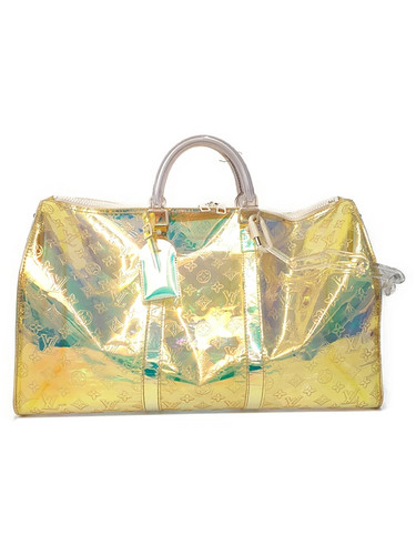 Louis Vuitton Monogram Prism Keepall Bandouliere 50 M53271 Boston bag ...