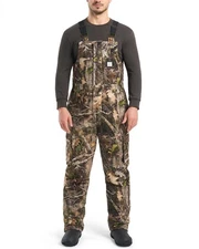 HISEA Men's Insulated Hunting Bib Overalls Camo Loose Fit Outdoor Utility Bibs