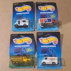 Vintage Hot Wheels WORKHORSES Branded Truck 4 Vehicle Lot