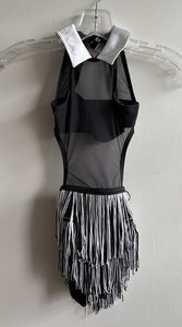 Youth Girls Tuxedo Theme Dance Leotard  Costume ~ Weissman ~ Child S